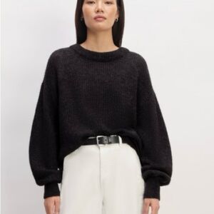 Everlane Women's Sweater - The Cocoon Crew Neck in Alpaca XS